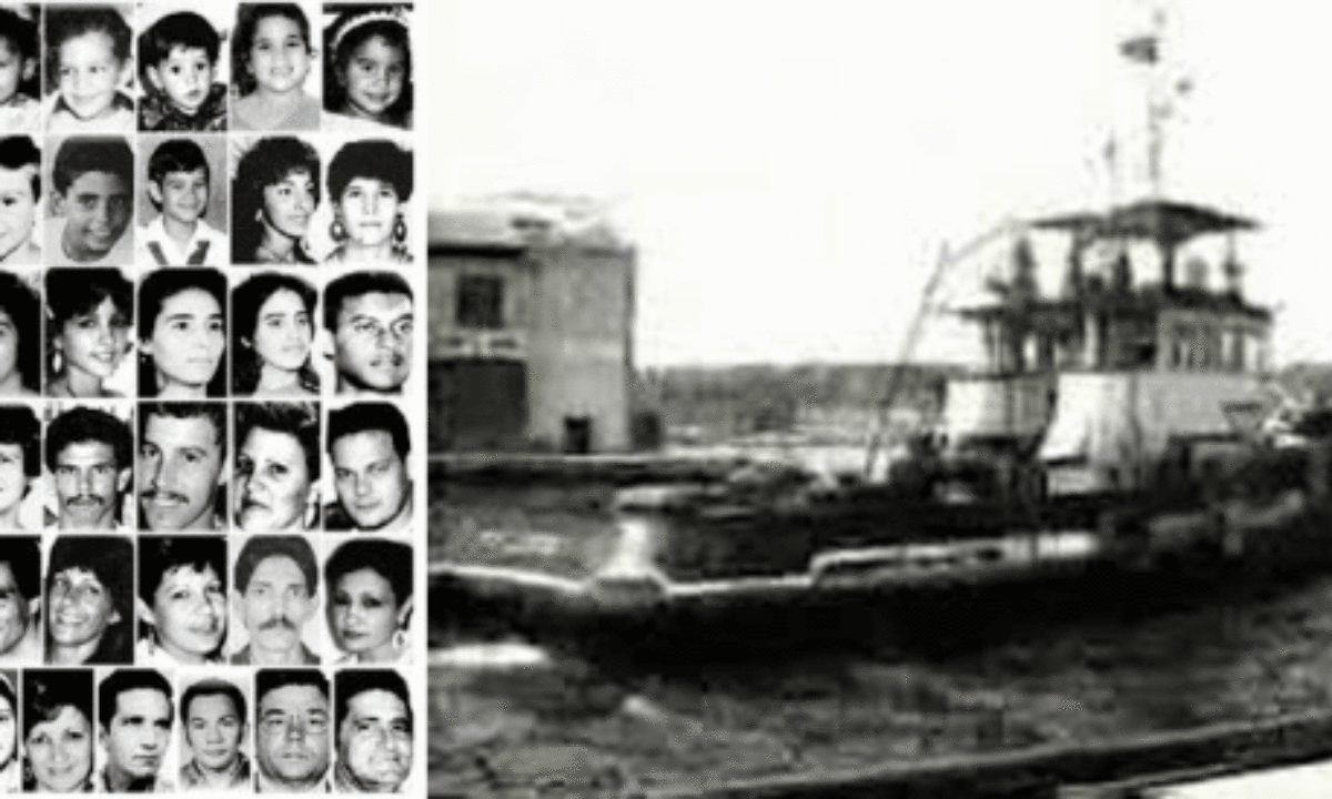 "Uno de los crímenes más despreciables del régimen" Salazar recuerda hundimiento del remolcador